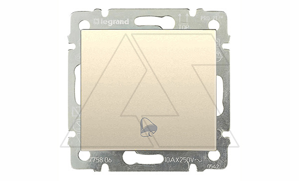 Valena - Кнопка с символом звонка, сл.кость