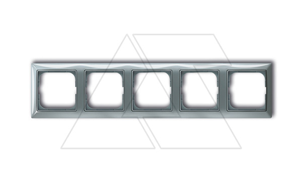 Basic 55 - Рамка на 5 постов (синий)