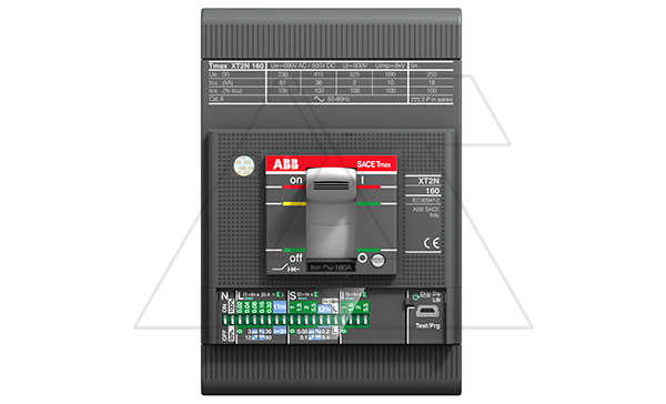 Авт. выключатель Tmax XT2N 160/100 Ekip LS/I, 100A 3P 36kA It=0.4...1In Ie=1...10In селективный