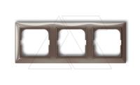 Basic 55 - Рамка на 3 поста (серый)