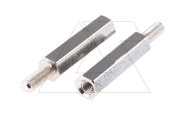 Стойка металлическая резьбовая h=50mm, d=10mm, с резьбой M6