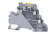 Клемма двухъярусная с ножевым размыкателем CYDLK4 /6x94,5mm, винтовая, 4 присоед., 4(max 6)mm2, 20/32A, 630V, серая от интернет-магазина amperkin.by