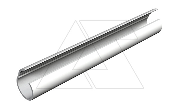 Труба 2953 М32 LGR Quick-Pipe разъемная, IP44, наружн. Ø32,0мм, внутр. Ø28,6мм, L=2000мм, серый, ПВХ