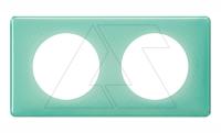 Celiane - Рамка 2 поста бирюзовый муар