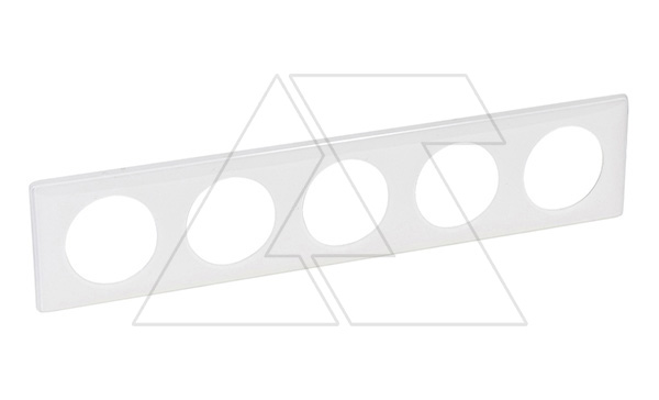 Celiane - Рамка 5 постов белый глянец