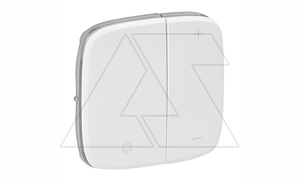 Valena Allure - Лицевая панель для кнопочного светорегулятора, белая