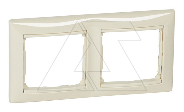 Valena - Рамка 2 поста верт/гориз, слоновая кость