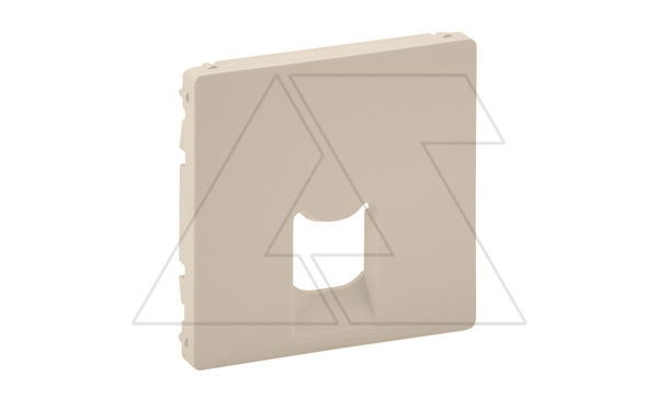 Valena Life - Лицевая панель для одиночных телефонных/информационных розеток, слоновая кость