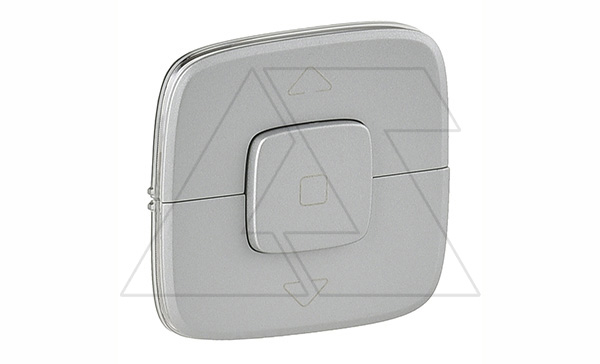 Valena Allure - Лицевая панель для выключателя жалюзи и рольставней, алюминий