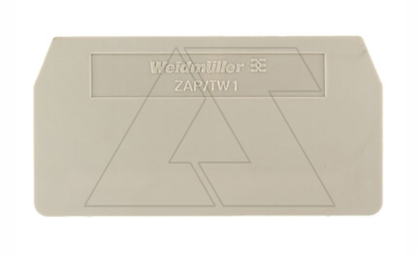 Концевая крышка ZAP/TW 1 для клемм ZDU 2,5, бежевая