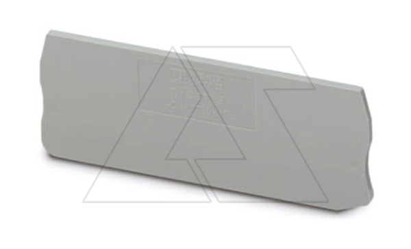 Крышка концевая D-ST 2,5-QUATTRO-MT /2,2mm, для пружинных клемм ST 2,5-QUATTRO-MT, серая