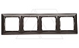 Valena - Рамка 4 поста верт/гориз, модерн от интернет-магазина amperkin.by