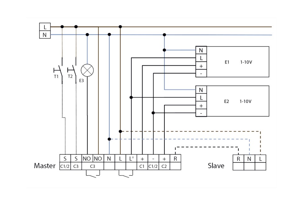 Датчик присутствия B.E.G. PD4-M-TRIO-DIM-SM от интернет-магазина amperkin.by