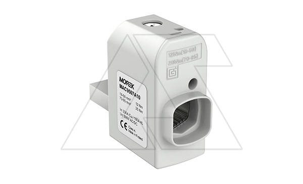 Коннектор SR95R 1xAl/Cu, 16_95mm², 230/180A Al/Cu, 690V, правосторонний