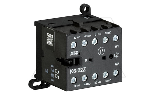 Реле мини-контакторное K6-22Z-80 220...240VAC, 2NO+2NC 4A-AC15