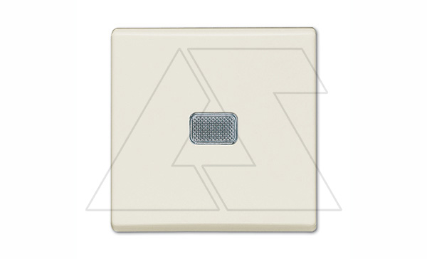 Basic 55 - Выключатель с подсветкой (шале-белый)