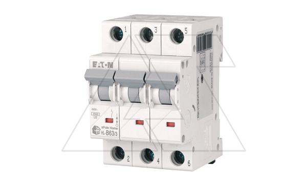 Авт. выключатель HL-B63/3, 3P, 63A, хар-ка B, 4.5kA, 3M