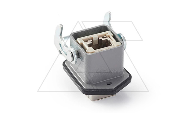 Разъем, размер H3A, тип гнездо, 8P, 1,5A, 125V, RJ45, приборный, с фиксатором, металл, IP65, RAL 7037
