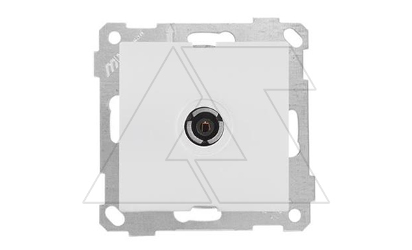 21 - Розетка TV, оконечная, белый