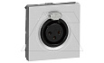 Mosaic - Аудиорозетка с разъемом XLR 3-контактная, 2М, винт.зажим, алюминий от интернет-магазина amperkin.by