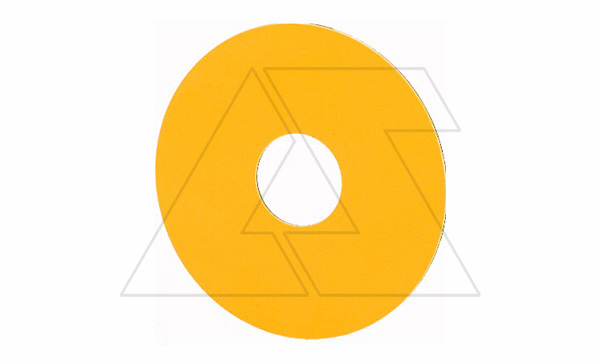 Кольцо желтое Titan M22-XBK для кнопок аварийного останова, без надписей, d=60мм