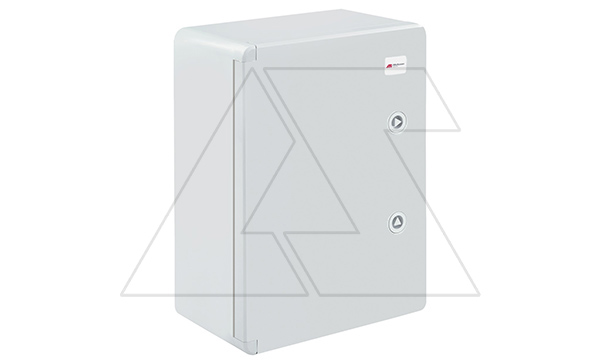 Щит навесной 350X250X150мм (ВхШхГ) с монт. панелью 295X185мм (ВхШ), с комплектом крепления на стену, дверь глухая, IP65, ABS пластик