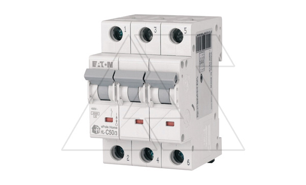 Авт. выключатель HL-C50/3, 3P, 50A, хар-ка C, 4.5kA, 3M
