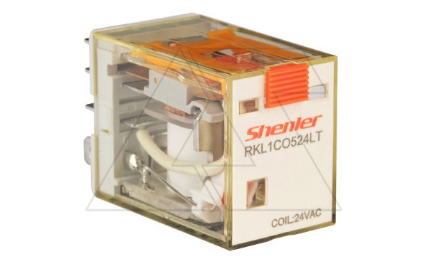 Реле RKL1CO524LT, 1CO, 16A(250VAC/30VDC), 24VAC, мех. индикация, тест-кнопка с блокировкой, LED