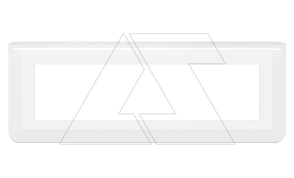 Mosaic - Рамка 8М, горизонтальная, белый (суппорт 80253)