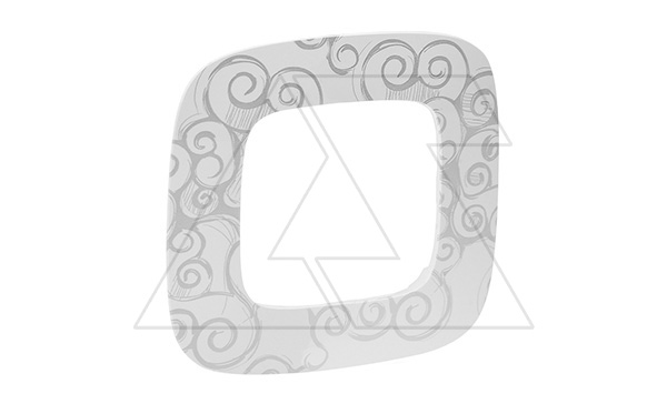 Valena Allure - Рамка 1 пост, нарцисс хром