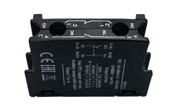 Блок-контакт вспом. BP3 11, 6A(230VAC), 1NO+1NC, боковой монтаж, для CNN 9_70, CNNK 2.5_60