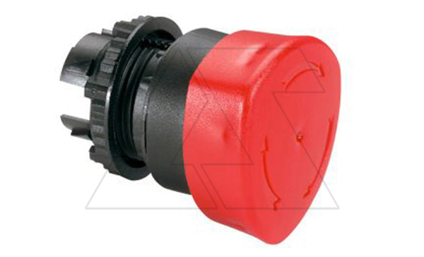 Osmoz - Кнопка с грибовидной головкой возврат-поворот-экстр.отключение M22, IP66, D40 красный
