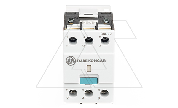 Контактор CNN 32 00 380/400V 50Hz, 3P, 32A/(50A по AC-1), 15kW(400VAC), 380/400VAC