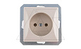 OPAL - Розетка 2P, бежевый от интернет-магазина amperkin.by