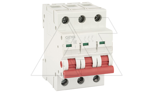 Выключатель нагрузки GYH8-3P-80, 3P, 80A, 3M