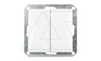 OPAL - Выключатель управления жалюзи, белый