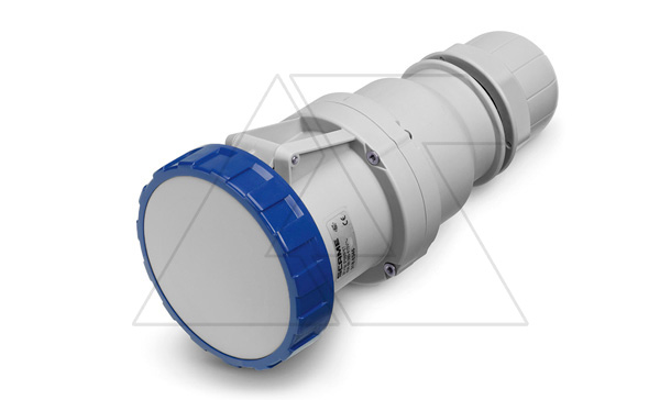 Разъем пром. силовой CEE кабельный, гнездо, 63A, 2P+E 6h, 200_250VAC 50/60Hz, IP66/IP67/IP69, серия OPTIMA