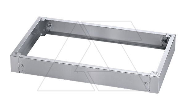 Уголки с бок. панелями цоколя ECOMP/ECOR 100x300мм (ВxГ), нерж. сталь, 2шт