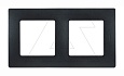 Etika - Рамка 2 поста (антрацит) от интернет-магазина amperkin.by