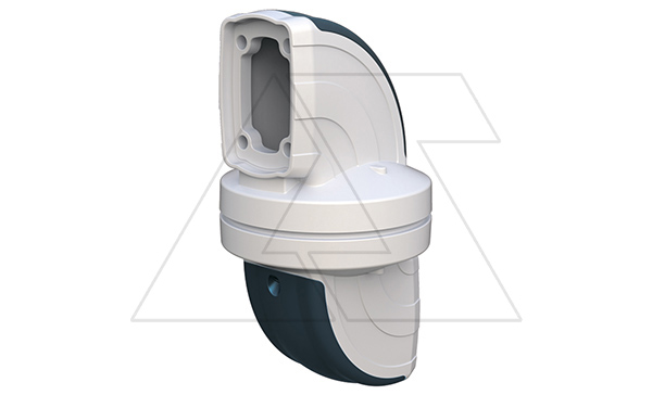 Шарнир промежуточный (310°) ETR045, ⌀130мм, RAL7035/RAL5020, m=1,725кг
