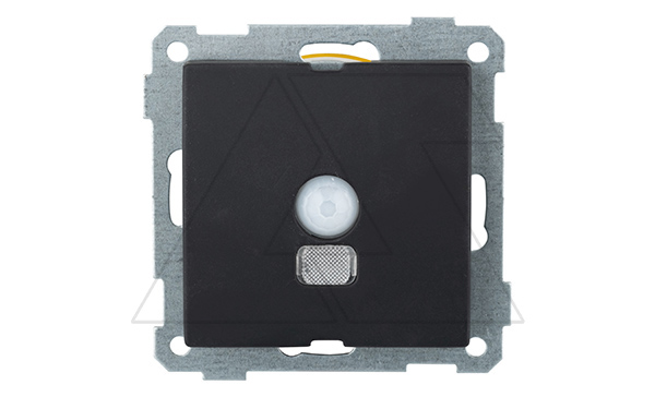 21 - Датчик движения, винт. зажимы, черный мат