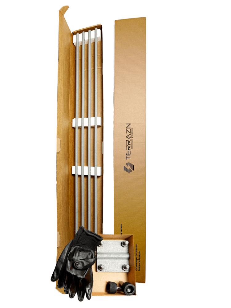 Комплект заземления глубинный, безмуфтовый, L=6000мм, Ø20мм