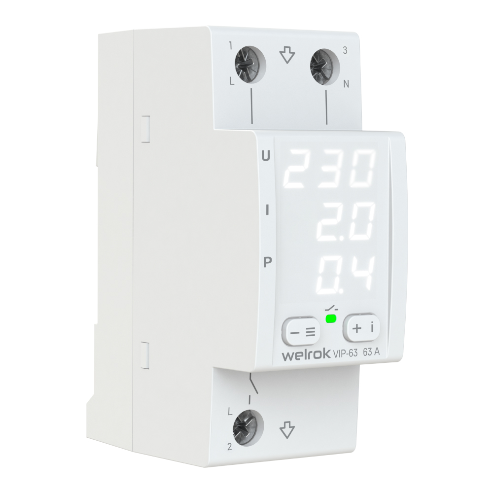 Многофункциональное реле Welrok VIP-63 от интернет-магазина amperkin.by
