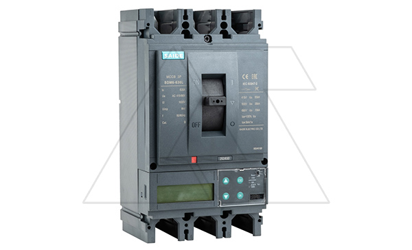 Авт. выключатель SDM6-630L 3P, In=630A, ML5.0A, Ir=0.4_1In, Ii=2_15Ir, Isd=1.5_12Ir, LCD, Icu/Ics=50kA/400V