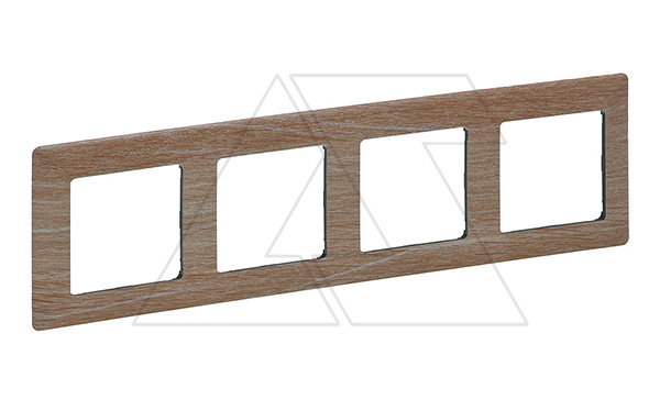 Valena Life - Рамка 4 поста верт/гориз, светлое дерево
