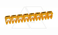 Маркер CAB3 d=0.5-1.5mm - "4" (желтый) упак.1200 шт от интернет-магазина amperkin.by