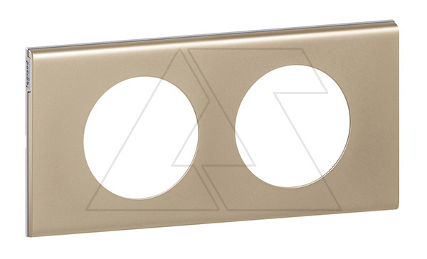 Celiane - Рамка 2 поста никель велюр