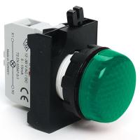 CP-X-LED230G-IP65 Сигнальная арматура зеленая пластиковая 230В DC