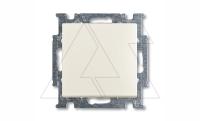 Basic 55 - Выключатель одноклавишный (шале-белый)