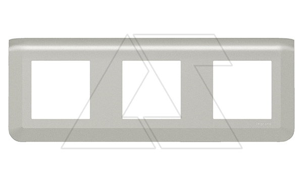 Mosaic - Рамка 3х2М, горизонтальная, алюминий (суппорт 80253 или 3х80251)